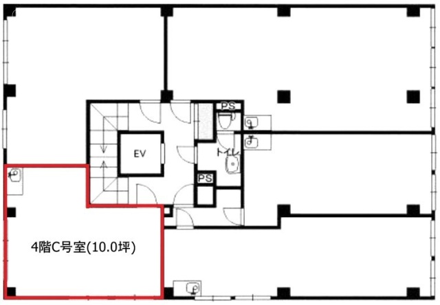 八重洲5の5ビルC 間取り図