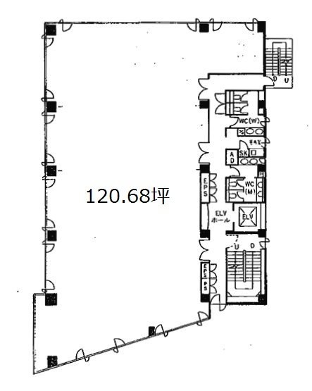 サエグサ南大井ビル3F 間取り図
