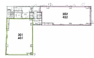 シエルブルー麹町402 間取り図