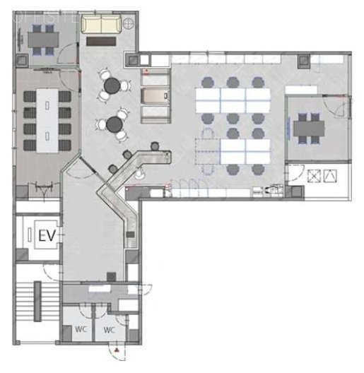 虎ノ門菅井ビル4F 間取り図