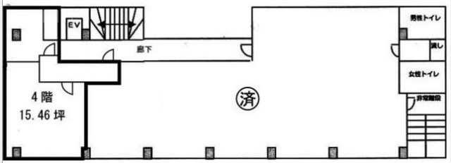 ニュートヨビル4F 間取り図