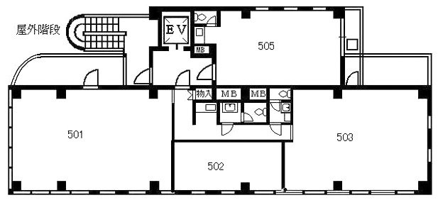 スリーワンビル503 間取り図