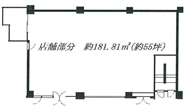 国宝ビル1F 間取り図