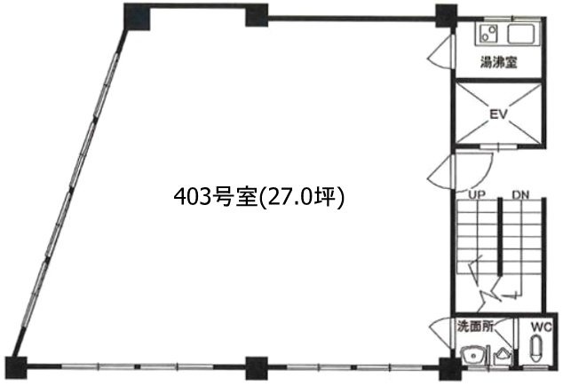 宮本ビル403 間取り図