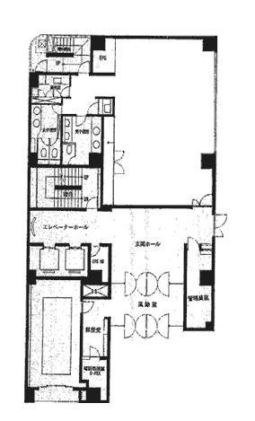 京橋日殖ビル1F 間取り図