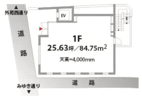 Zet MINAMIAOYAMA1F 間取り図