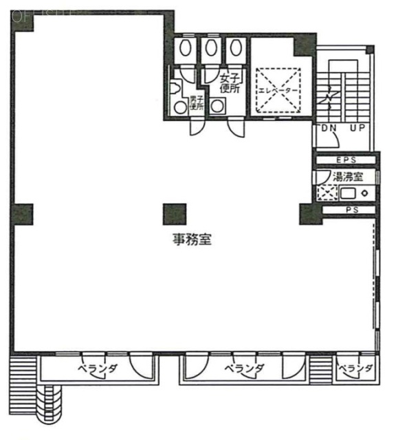 池伝ビル7F 間取り図