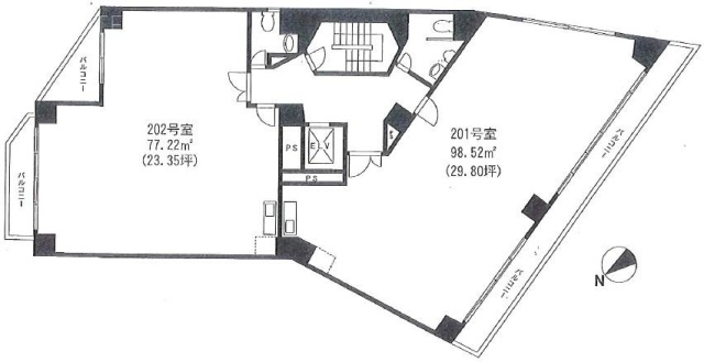 池袋クラウンハイツビル202 間取り図