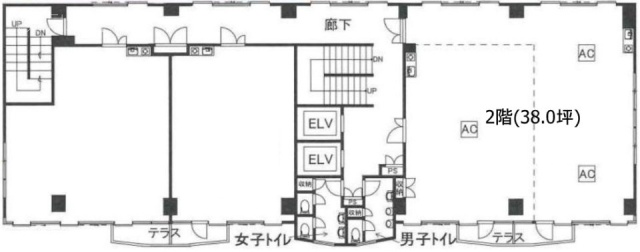 川合ビルCD 間取り図