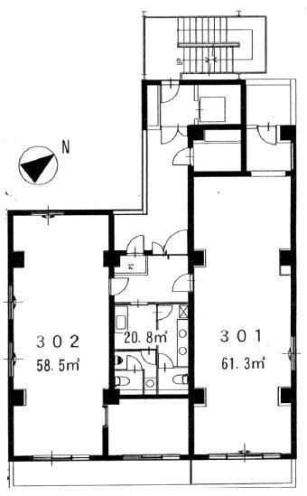 後楽園ビル3F 間取り図