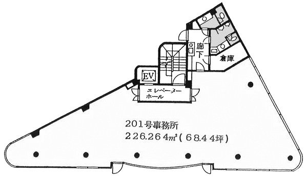 BELL FIEビル2F 間取り図