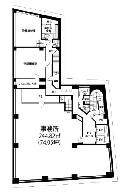 TT蒲田駅前ビルB1F 間取り図