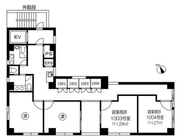 細田ビル1004 間取り図