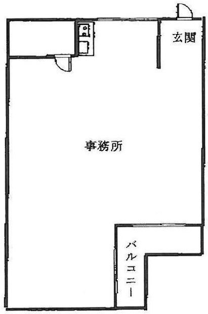 ローヤル若葉ビル210 間取り図