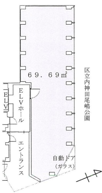 アルテ大手町ビル1F 間取り図