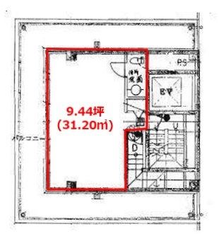 新川一丁目ビル8F 間取り図