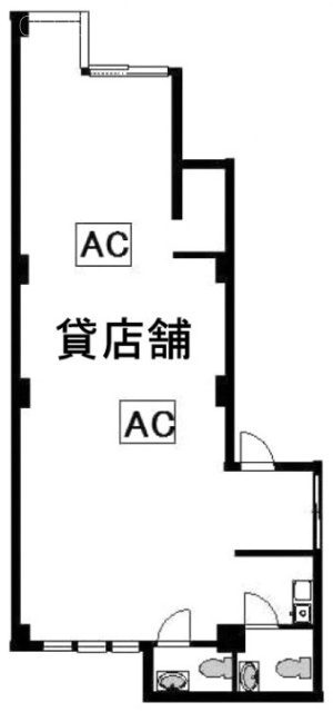 グラスコートビル1F 間取り図