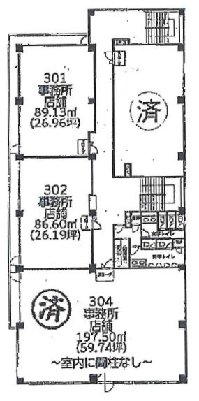 エレル津田沼ビル301 間取り図