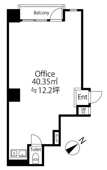 GSハイム宮益坂301 間取り図
