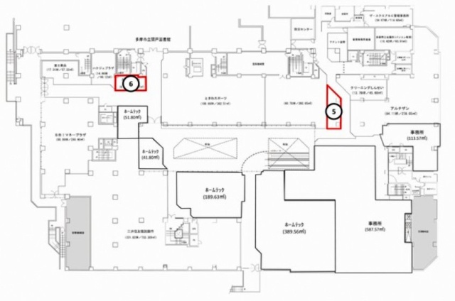 ザ・スクエア6 間取り図