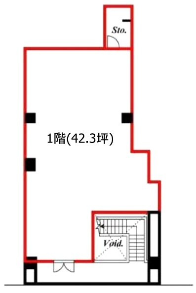 KDXレジデンス白金Ⅱ1F 間取り図