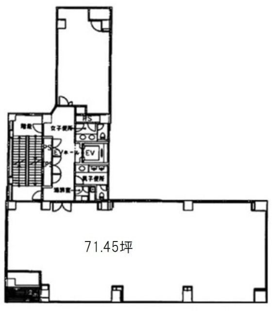 名鉄不動産竹橋ビル1 間取り図