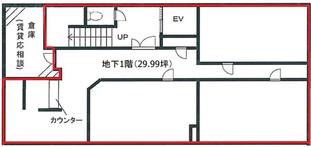 白馬ビルB1F 間取り図