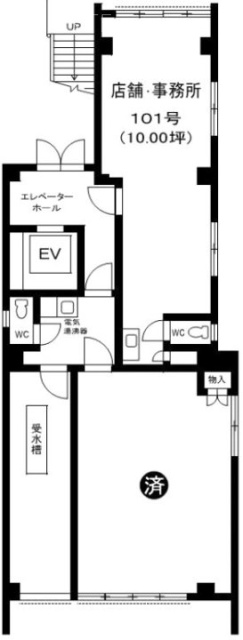 鈴惣ビル101 間取り図