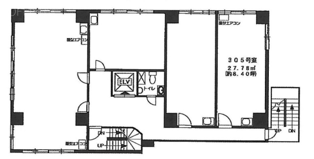 神田中央ビル305 間取り図