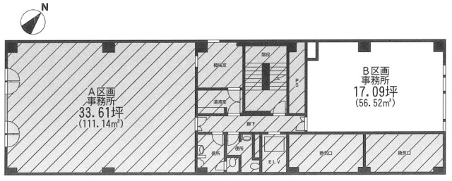 京王新宿三丁目第二ビルB 間取り図