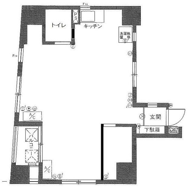 日本橋センチュリープラザ201 間取り図