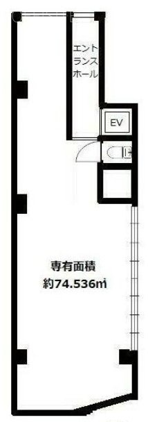 神楽坂グリーンランドビル1F 間取り図