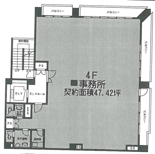 芝大門武井ビル4F 間取り図