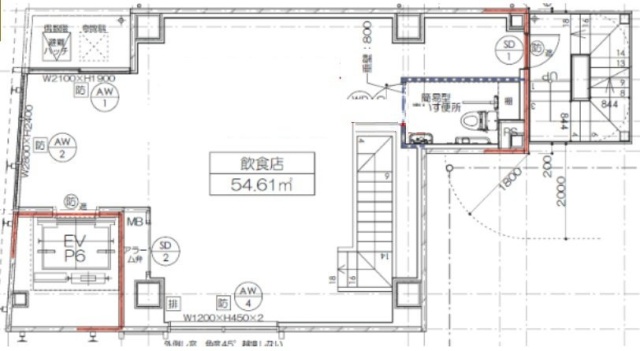 ACN銀座4ビルディング2F 間取り図
