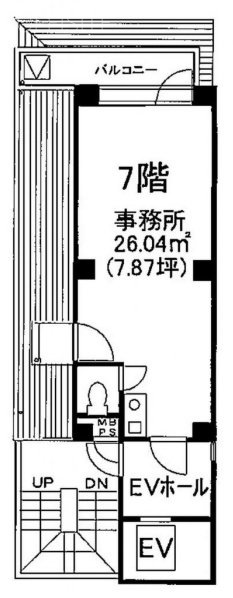 KT淡路町ビル7F 間取り図