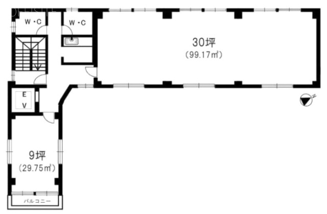 千代川ビル5F 間取り図