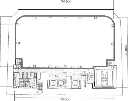 友泉新横浜一丁目ビル10F 間取り図