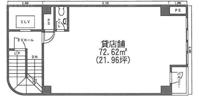 日向ビル2F 間取り図
