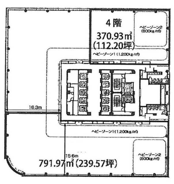 新宿ファーストウエスト4F 間取り図