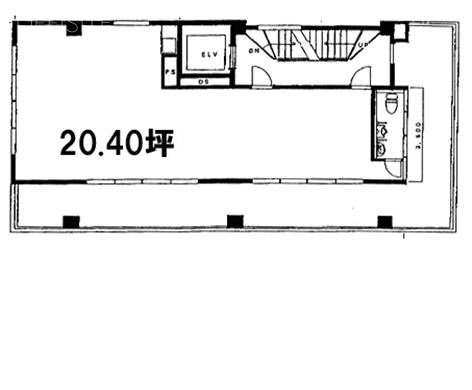 兜町第二ビル7F 間取り図