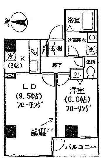 テラス日本橋601 間取り図