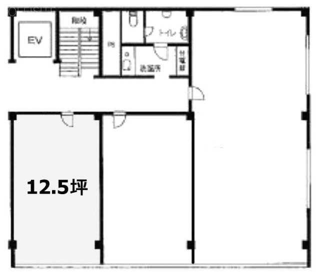 第一銀座ビル3F 間取り図