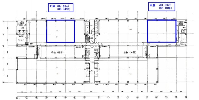 タイム24ビル東 間取り図