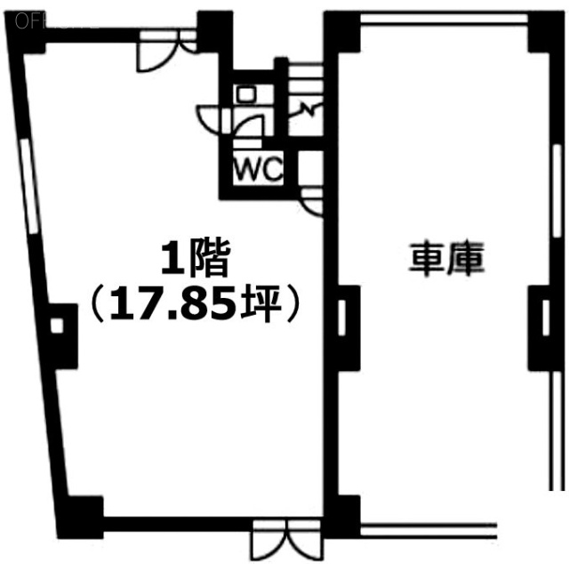 ヴィラ今井1F 間取り図