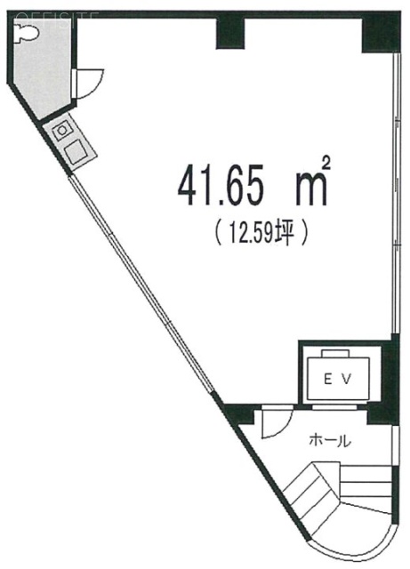 NKビル2F 間取り図