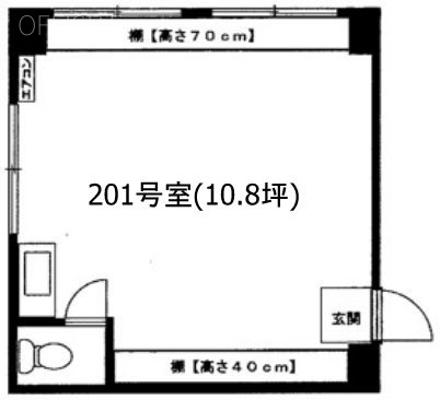 ハイツ笹塚204 間取り図