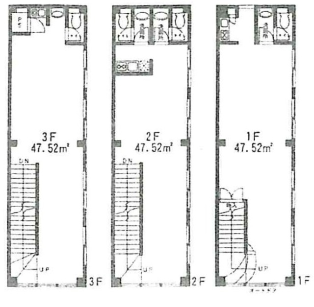 CHビル1F～3F 間取り図