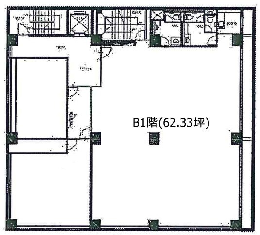 VORT末広町ⅡB1F 間取り図