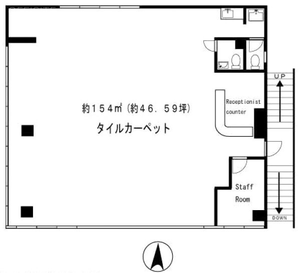 岩田ビル2F 間取り図