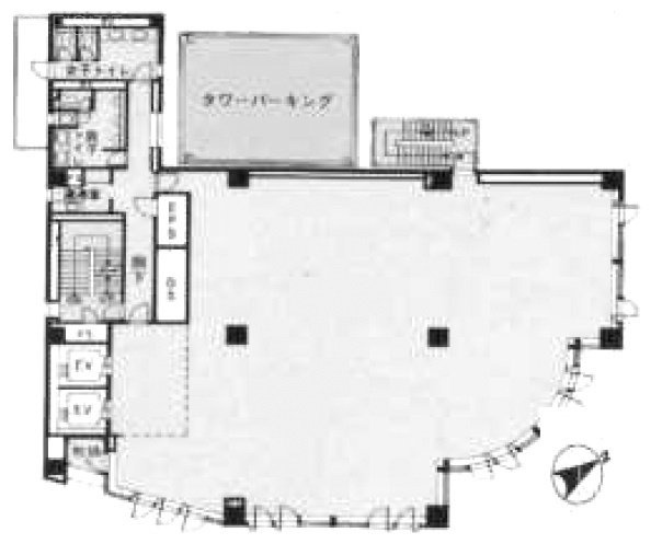 プラザ門前仲町ビル3F 間取り図